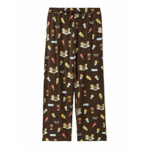 Gelato piqueHirano Toshiyuki Hamburger Print Long Pants