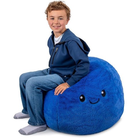 Big Joe Blueberry 儿童超软豆袋椅 2.5英尺