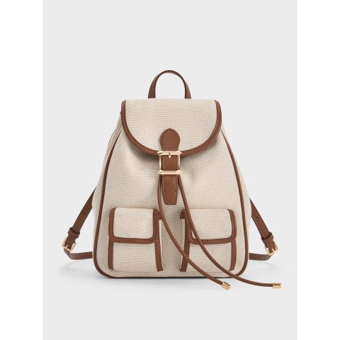 Bryna 帆布背包 卡其色