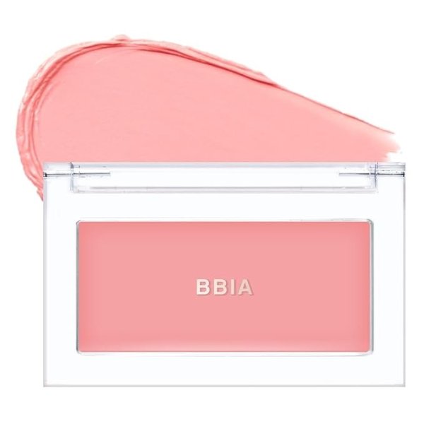 Ready To Wear Downy Cheek Cream Blush 8 Color - Creamy Blendable & Buildable Blush Dewy Texture & Matte Finish High Pigment Longlasting Lightweight Natural Face Makeup, 0.12oz (01 DOWNY PINK)