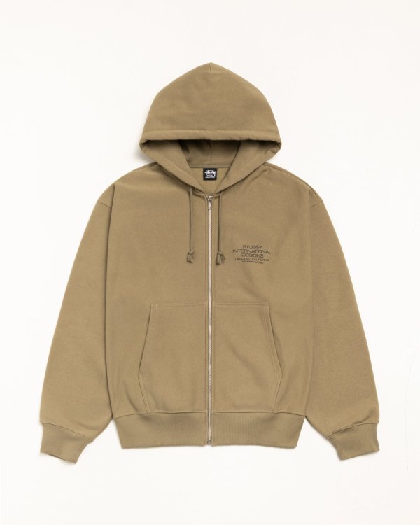 Stüssy INTERNATIONAL DESIGNS Zip Hoodie