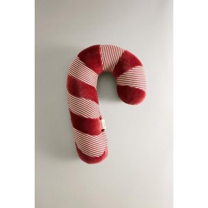 Zara 儿童圣诞拐杖抱枕