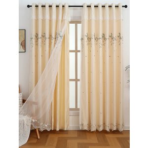 微醺香槟双层纱帘 