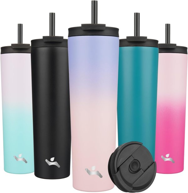 Konokyo Stainless Steel Insulated Tumbler 34oz Pastel Sunset