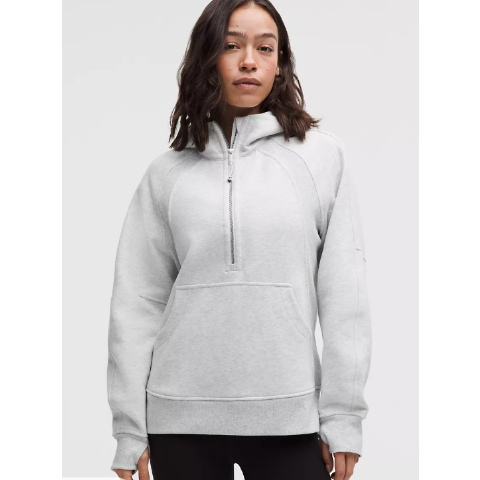 lululemonScuba 半拉链连帽衫 长款
