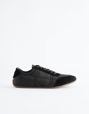 Leather Sneakers Hairy Leopard