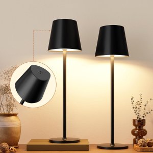 Kakanuo Cordless Table Lamp Black 5000mAh