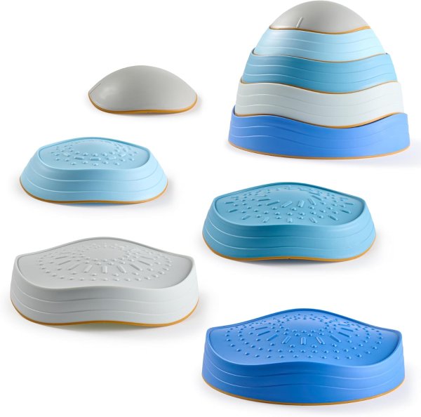Special Supplies Stepping Stones for Kids 5-Pack Rubber Non-Slip