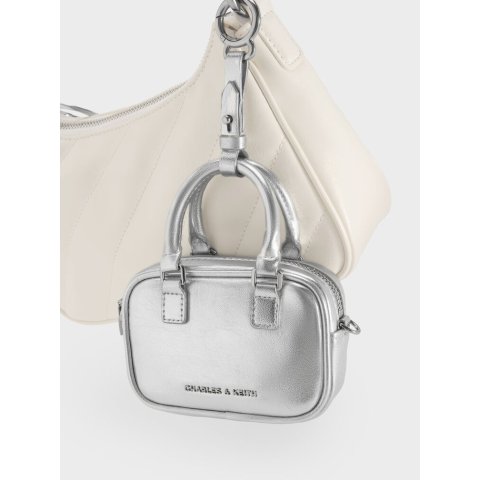 Sianna 金属包挂件 银色