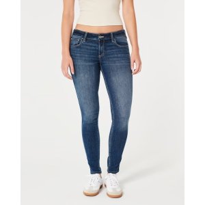 Hollister Curvy 低腰牛仔裤