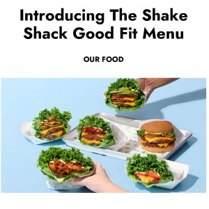 Shake Shack 出减脂菜单了🍔汉堡控的“减脂期代码”！