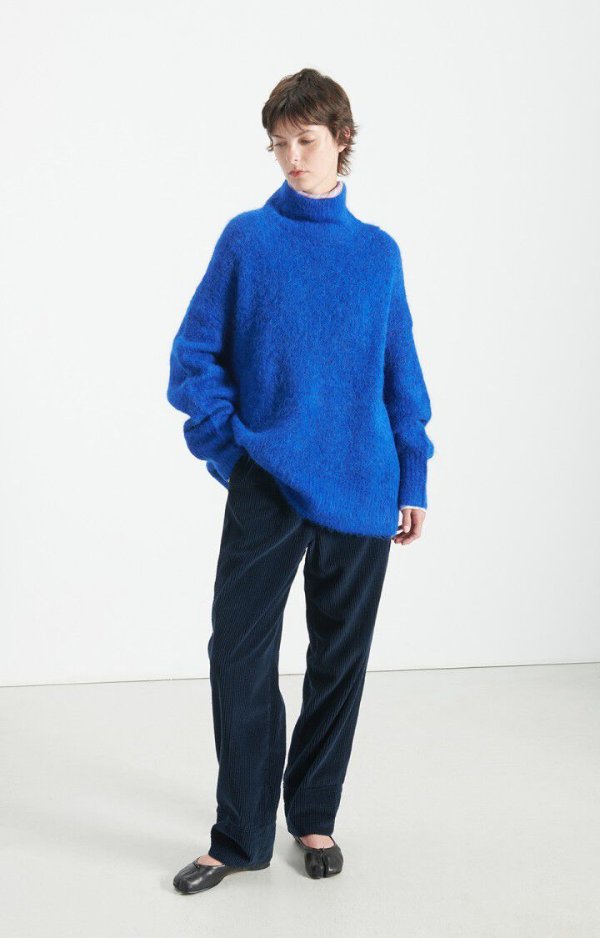 Niby Women's High Neck Sweater Alpaca Blend