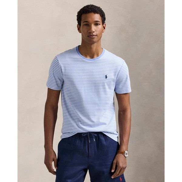 Classic Fit Striped Soft Cotton T-Shirt