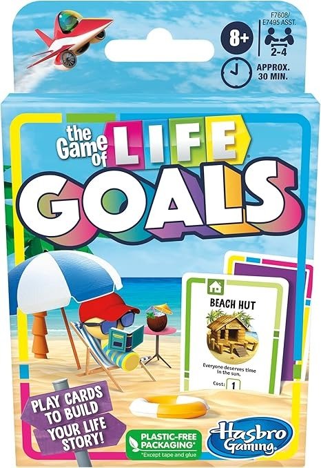 Hasbro Gaming The Game of Life Card Game 2-4 Players