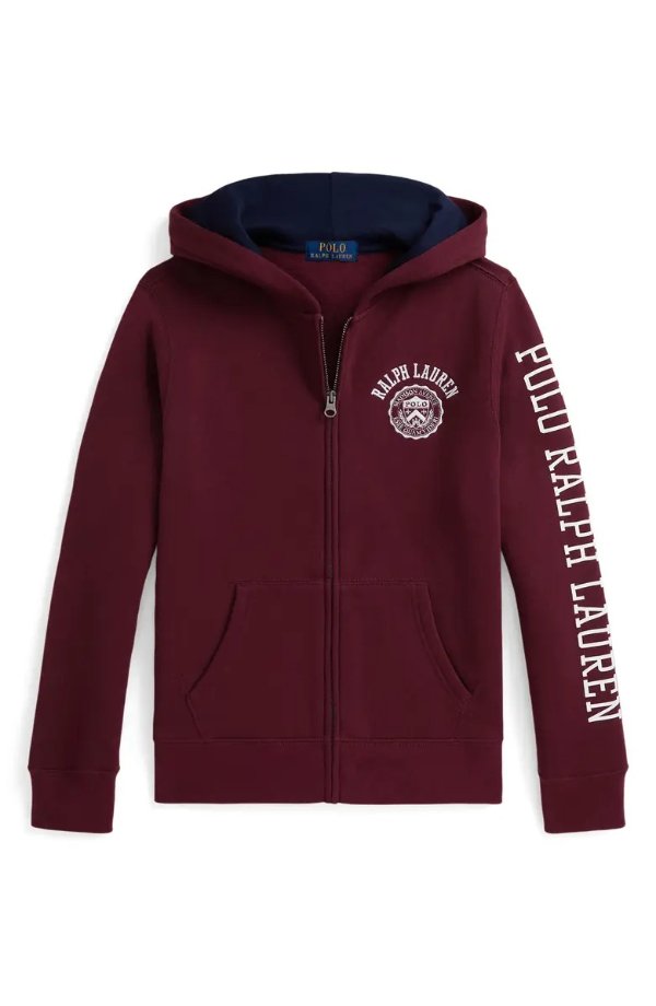 Logo French Terry Zip Hoodie