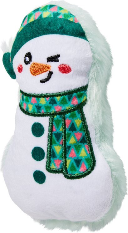 Frisco Holiday Snowman Cat Toy with Catnip