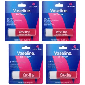 Vaseline 玫瑰润唇膏 4支装