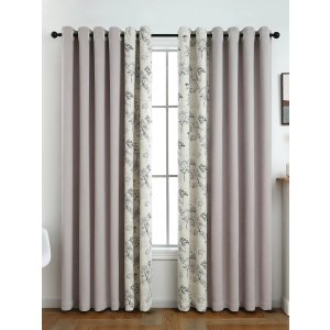 奥拉法式田园花卉窗帘 