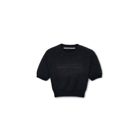 Alexander WangCotton-Blend Chenille Logo Pullover