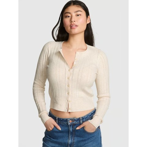 Knit Cardigan Button-Down