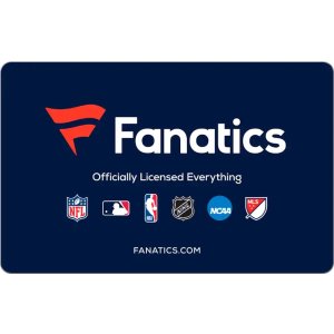 Fanatics $50 数字礼品卡