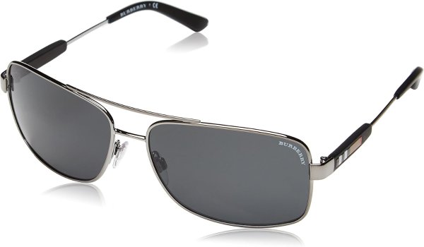 BURBERRY Sunglasses BE 3074 Gunmetal Grey