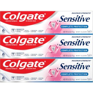Colgate 敏感牙膏 薄荷 3支装