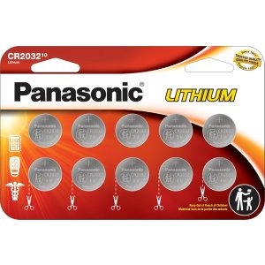 Panasonic 3V 纽扣电池 10粒装