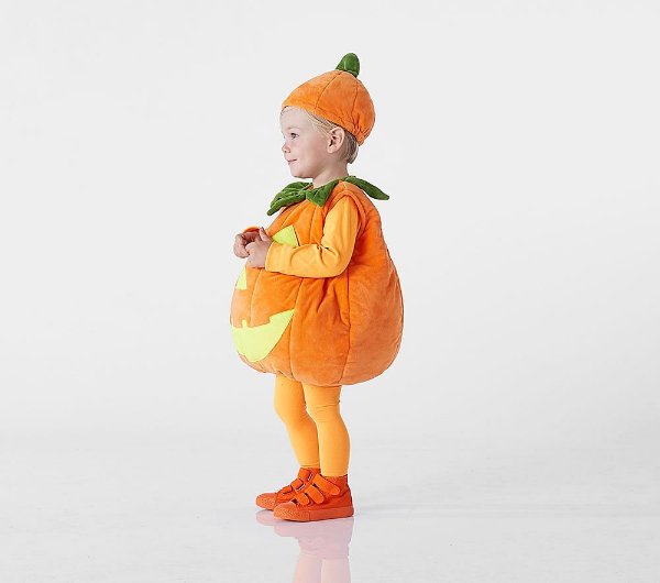 Glow-in-the-Dark Pumpkin Toddler Costume 2T