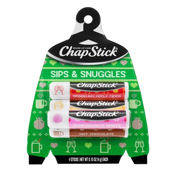 ChapStick 润唇膏 4支装 0.15盎司