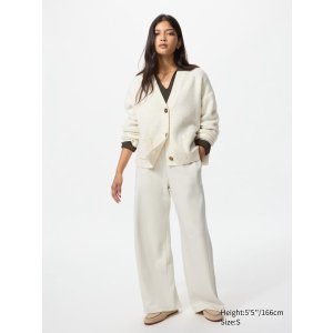 Uniqlo Fleece 直筒裤