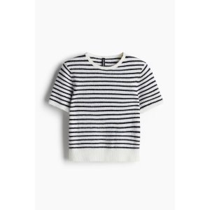 H&M 女士条纹针织T恤