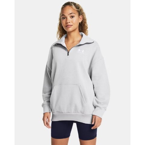 UA Rival Heavyweight 女卫衣 1/4拉链