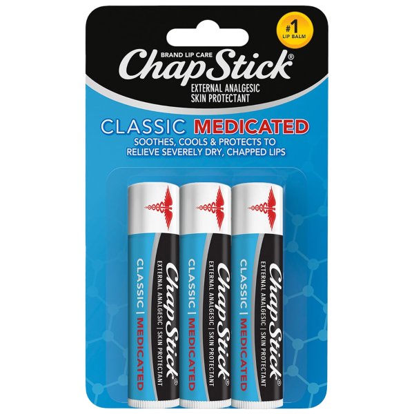 ChapStick Medicated 药用润唇膏 3支装