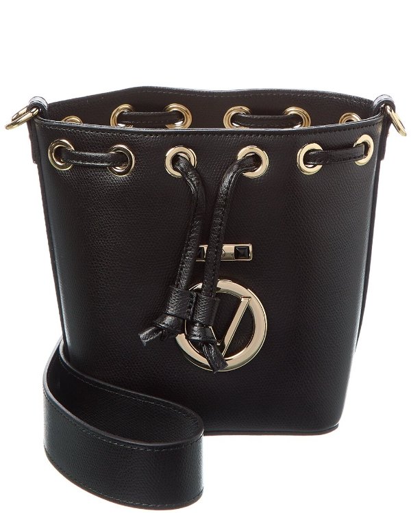 Valentino Jules Leather Bucket Bag