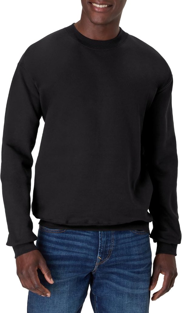 Hanes Ultimate Men's Sweatshirt Heavyweight Fleece Crewneck