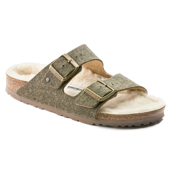  Arizona Lambswool Felt Sandals