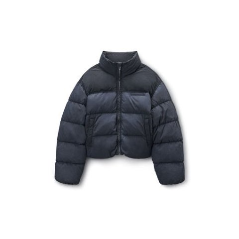 Alexander WangGraphite Matte Nylon Puffer Jacket