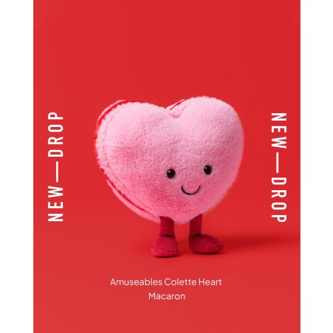 Amuseables Colette Heart Macaron