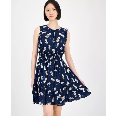 Daisy-Print Dress