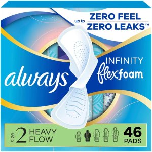 Always Infinity Pads with Wings 46 Count