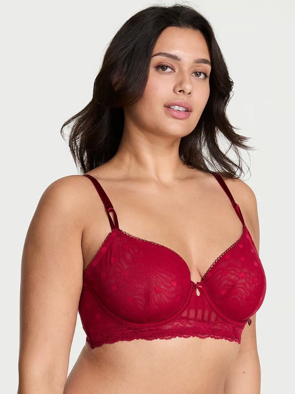 Sexy Tee Sheer Demi Bra Top