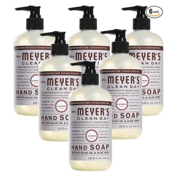 Hand Soap, Lavender, 12.5 Fl Ounce (Pack of 6)