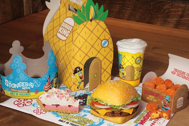 🍍海绵宝宝惊喜登陆BK‼️🍔限定餐...