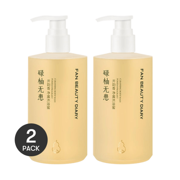 FAN BEAUTY Pomelo Fragrant Cleansing Body Wash 350ml*2