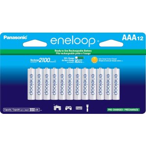 Panasonic Eneloop AAA充电电池 12节