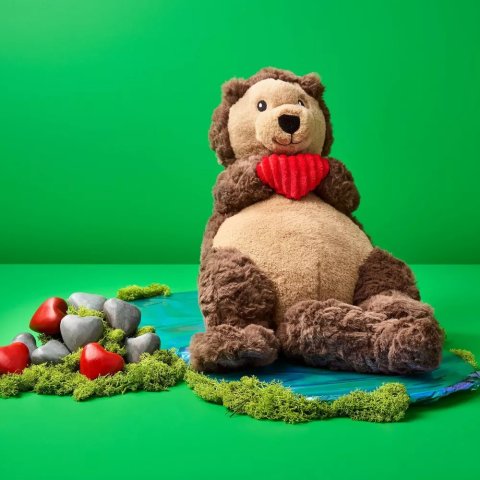 爱心海獭毛绒玩具 10英寸