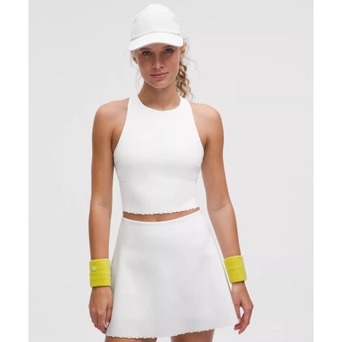 高领网球背心 中等支撑 B/C杯