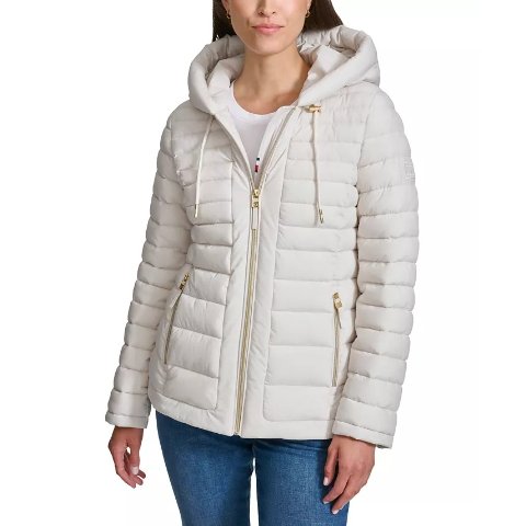 Women s Hooded Packable Puffer Coat