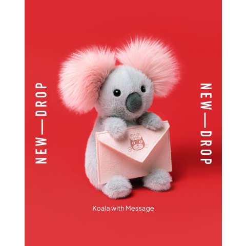 Koala Plush Toy with Message